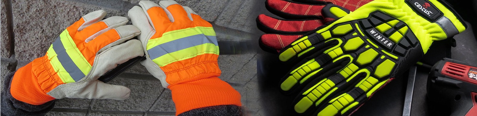 High Visibility Safety Gloves